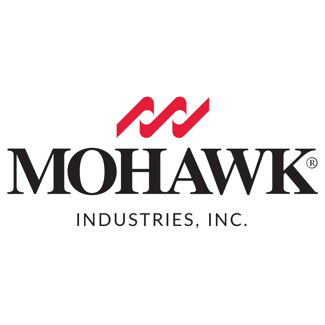 Red and black Mohawk Industries Inc Logo